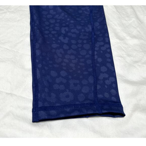 Ideology Womens 7/8 Length Leggings Pants Tartan Blue XL Compression Rapidry New - Picture 6 of 6